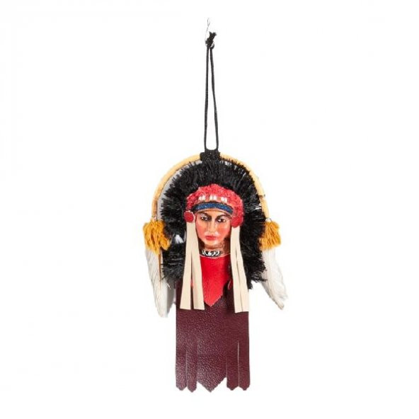 Kızılderili Maske Duvar Süsü Savaşçı 15 cm