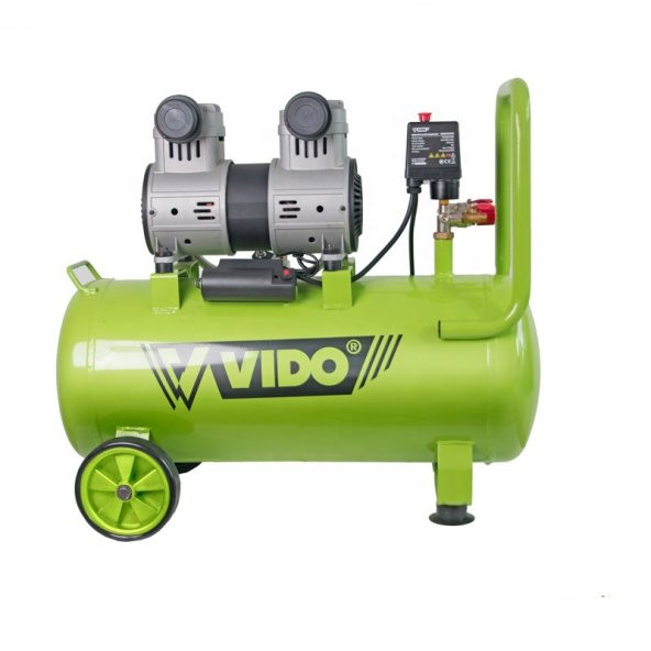 50 LİTRE SESSİZ  VE YAĞSIZ KOMPRESÖR - VIDO 2 HP - 1