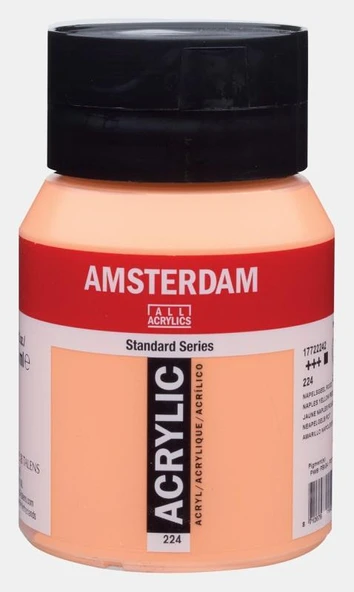 AAC ACRYLIC 500ML. NAPLES YLW RED
