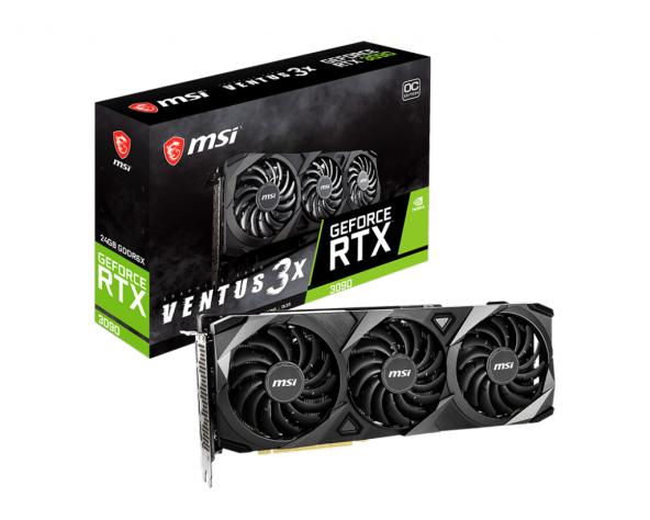 MSI RTX 3090 VENTUS 3X 24G OC 24GB GDDR6X 384Bit
