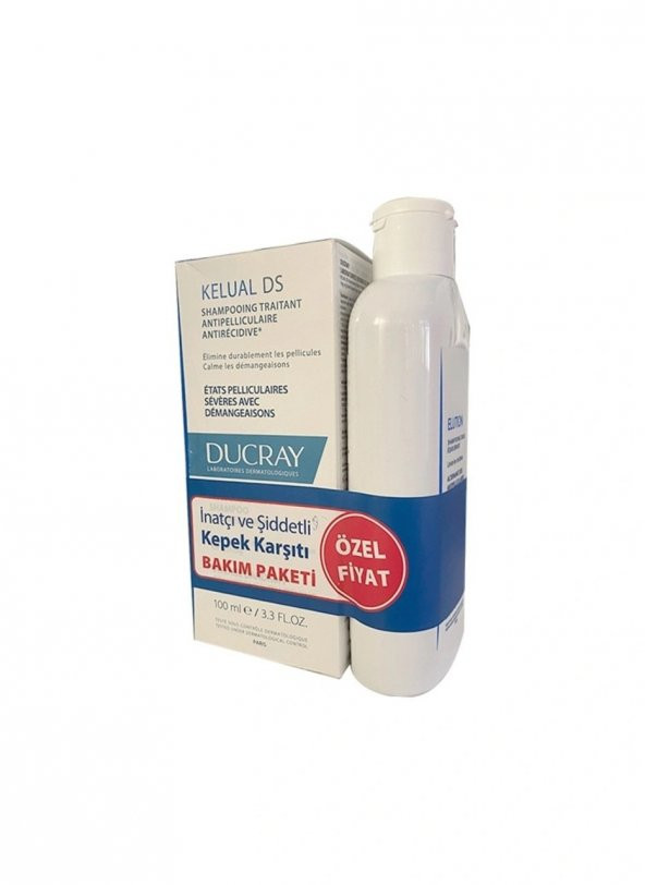 Ducray Kelual DS Şampuan 100ml + Elution Şampuan 200ml Kofre