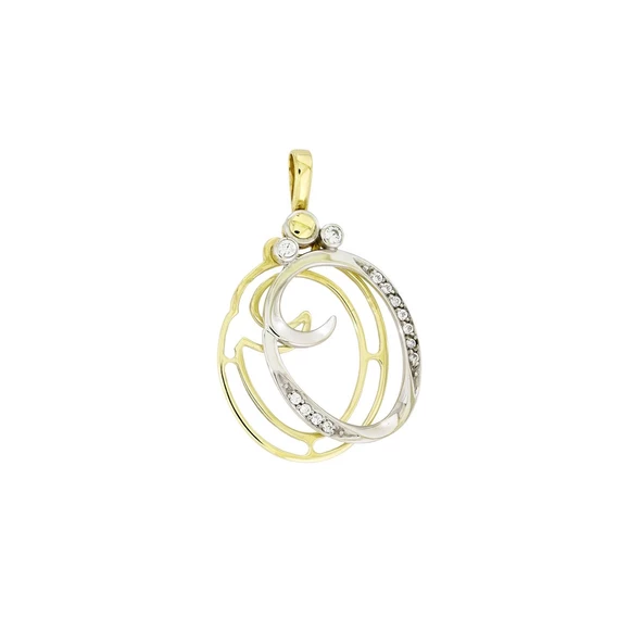 Altın Ö Harfi Kolye Ucu T003948