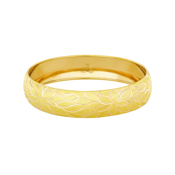 16 gr(gram) 15 mm 22 Ayar İşçiliksiz Şarnelli Bilezik TBC0016-2 ürün görseli 1