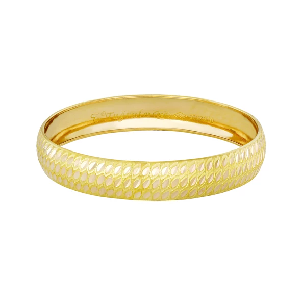 10 gr(gram) 10 mm 22 Ayar İşçiliksiz Şarnelli Bilezik TBC1010 ürün görseli 1