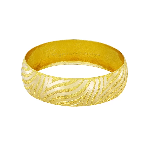 21 gr(gram) 22 Ayar 18 mm İşçiliksiz Bilezik TBC0021-181