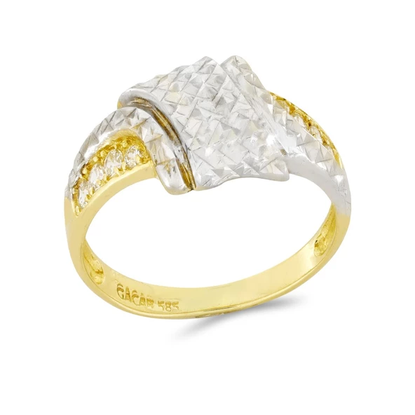 Taşlı Altın Yüzük T016613 ürün görseli 1