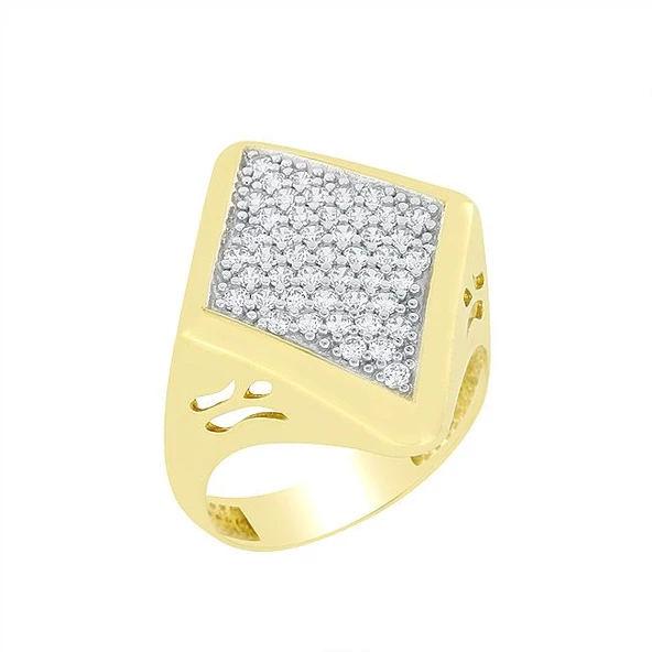 Taşlı Altın Yüzük T002100