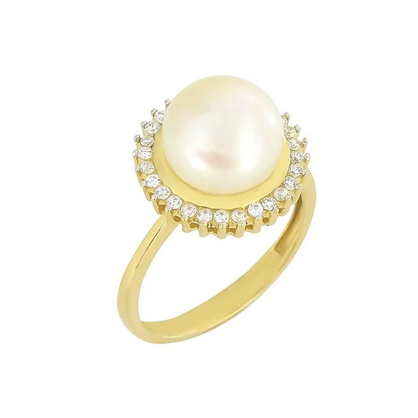 Altın İnci Yüzük T016519 ürün görseli 1