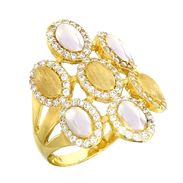 Taşlı Altın Yüzük T024492