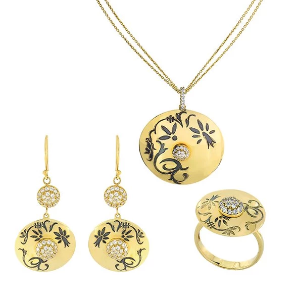 Altın Üçlü Set T006579