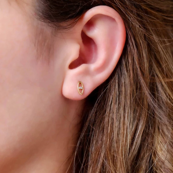 Altın Küpe T016303 - Resim 2