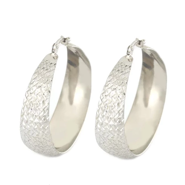 Altın Halka Küpe T001437 ürün görseli 1