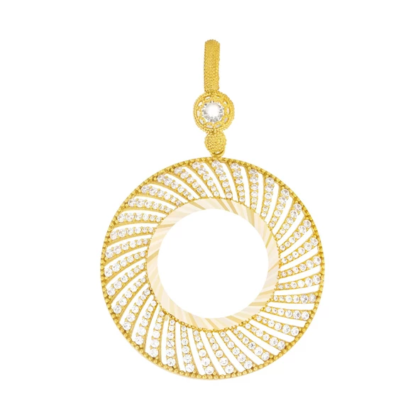 Çerçeveli Altın Kolye Ucu T035615 ürün görseli 1