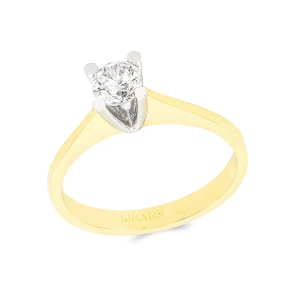 Altın Tektaş Yüzük T038547 ürün görseli 1