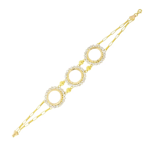 Çeyrekli Altın Bileklik T037583 ürün görseli 1