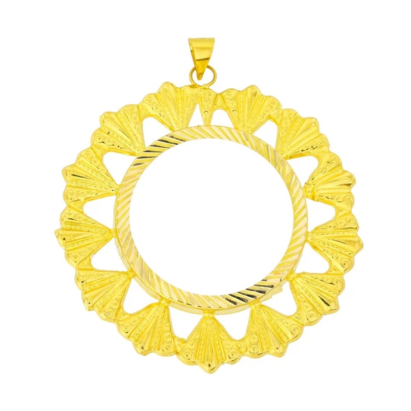 Çerçeveli Altın Kolye Ucu T038740 ürün görseli 1