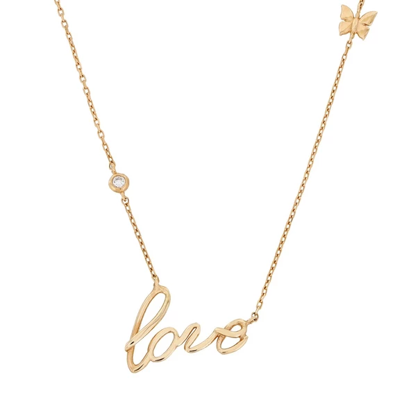 Altın Love Kolye T021922