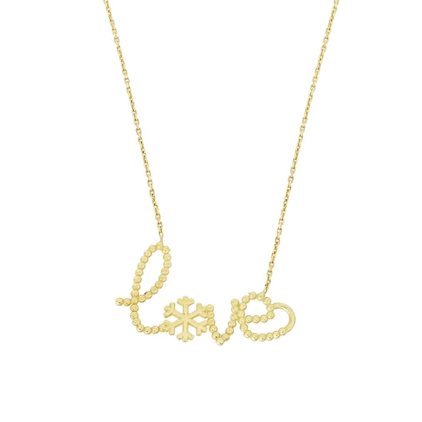 Altın Love Kolye T026787