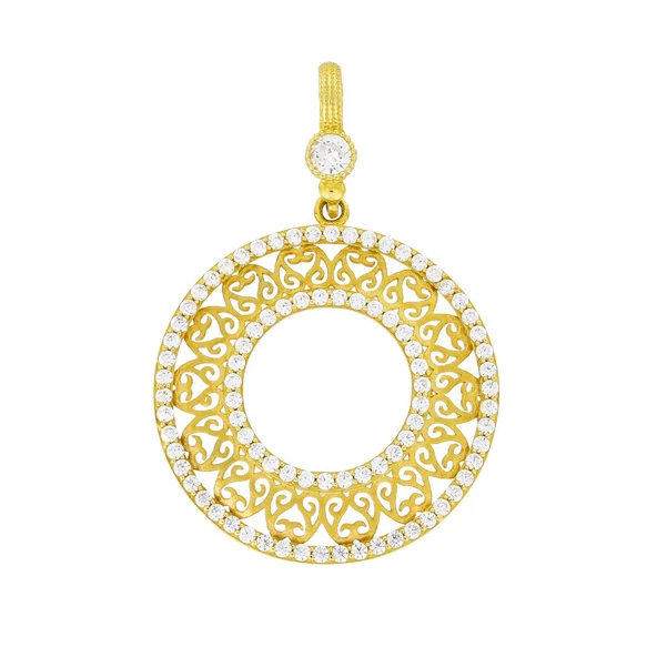 Çerçeveli Altın Kolye Ucu T032552 ürün görseli 1