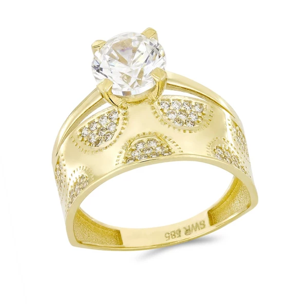 Altın Tektaş Yüzük T041469 ürün görseli 1