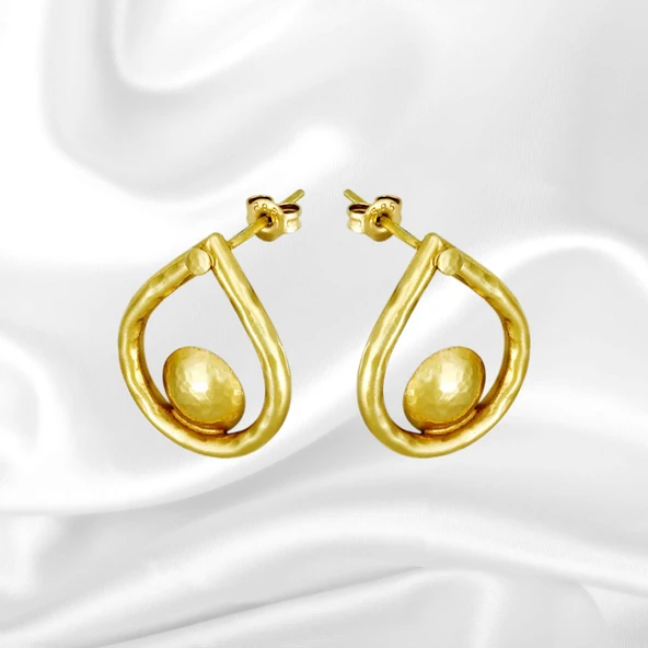 Altın Dövme Küpe T035770 ürün görseli 1