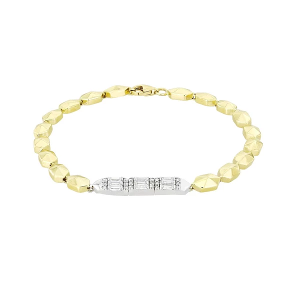 Taşlı Altın Bileklik T042885 ürün görseli 1