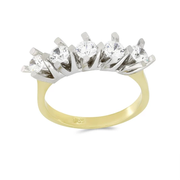 Altın Beştaş Yüzük T043155 ürün görseli 1