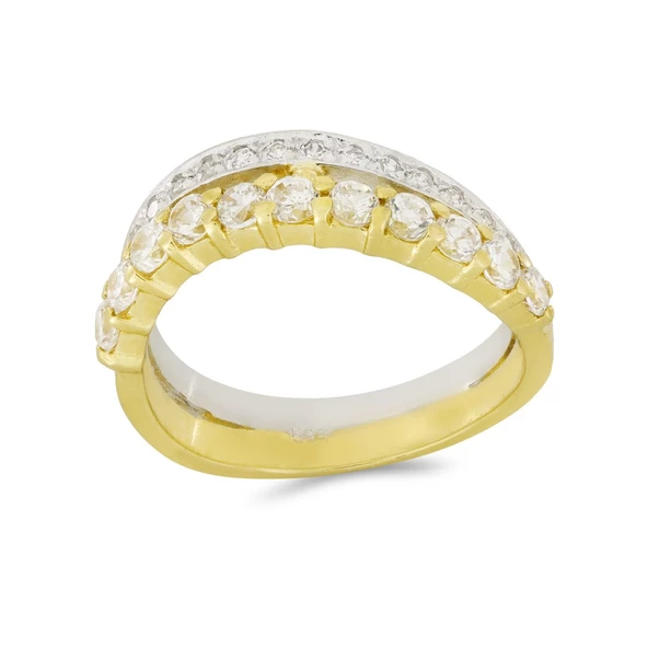 Taşlı Altın Yüzük T001170 ürün görseli 1