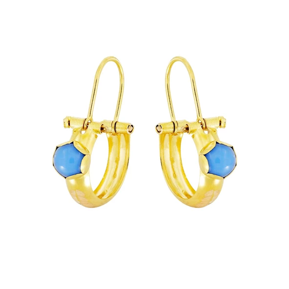 Altın Halka Küpe T044635 ürün görseli 1