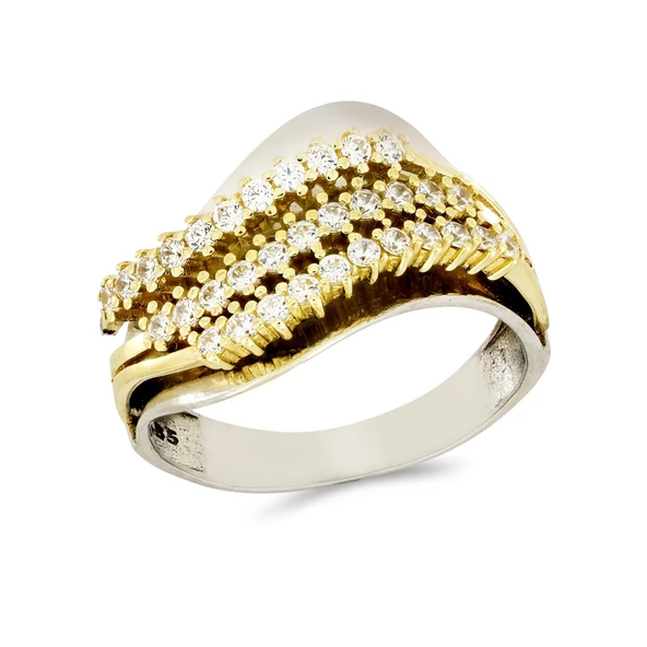 Altın Taşlı Yüzük T044539 ürün görseli 1