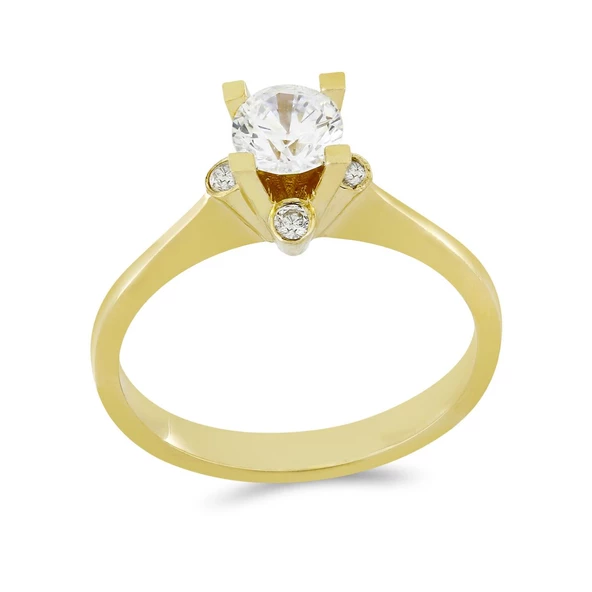 Altın Tektaş Yüzük T047713