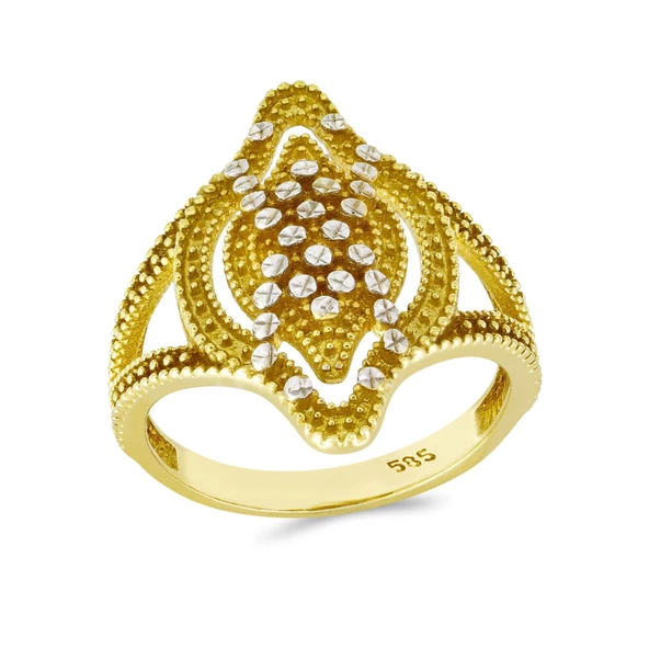 Taşlı Altın Yüzük T003433