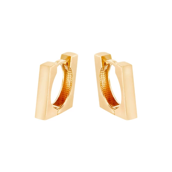 Altın Halka Küpe T056363 ürün görseli 1