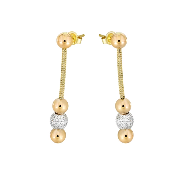 Altın Dorika Toplu Küpe T042677 ürün görseli 1