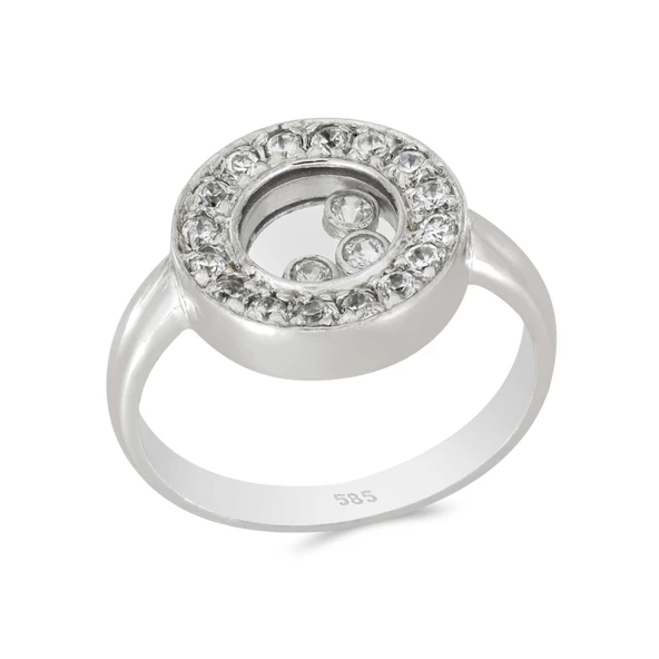 Taşlı Altın Yüzük T004451