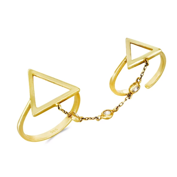 Altın Eklem Yüzük  T031542 ürün görseli 1