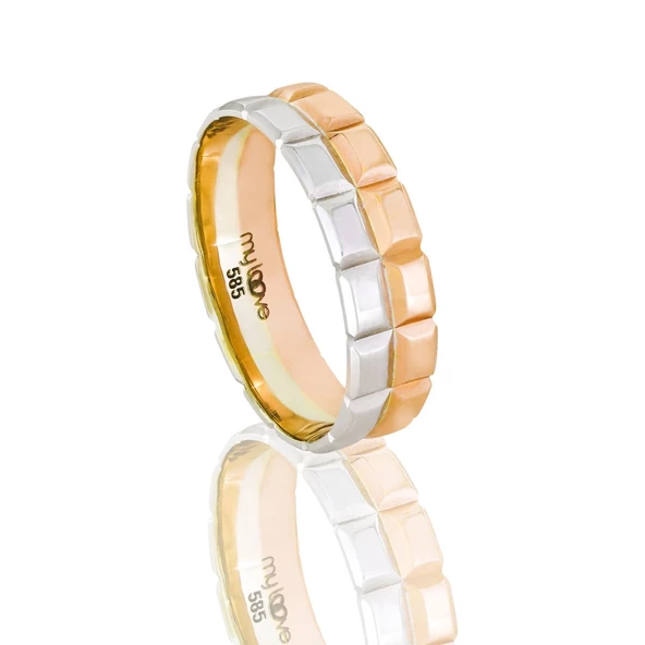 Altın Erkek Alyans T044940 ürün görseli 1