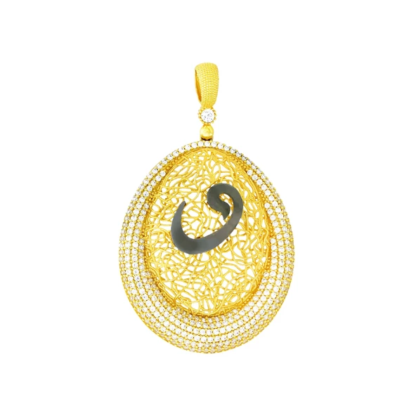 Çerçeveli Altın Kolye Ucu T057746 ürün görseli 1