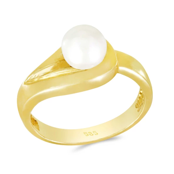 Altın İnci Yüzük T007633 ürün görseli 1