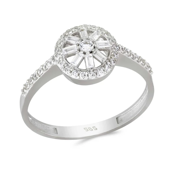 Altın Taşlı Yüzük T058011 ürün görseli 1