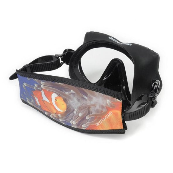 BESTDIVERS Maske Arkalığı TURTLE Neopren, Velkrolu - 2