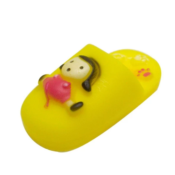Bobo Köpek Oyuncak Öten Terlik 10 cm - 5