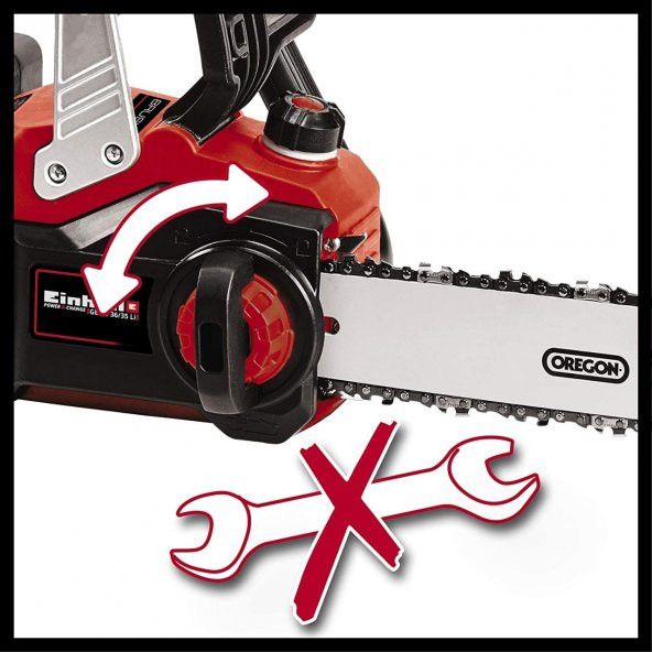 Einhell GE-LC 36/35 Li E Solo Ağaç Kesme Makinası 2x18V - Aküsüz - 4