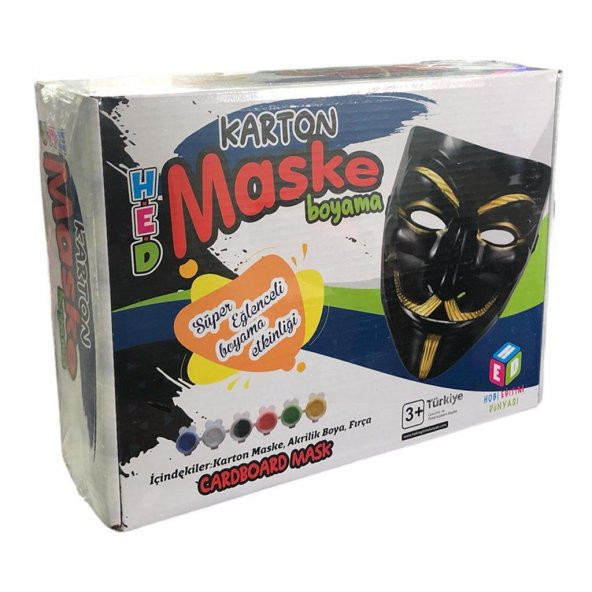 Hobi Eğitim Dünyası Maske Boyama Seti - 2