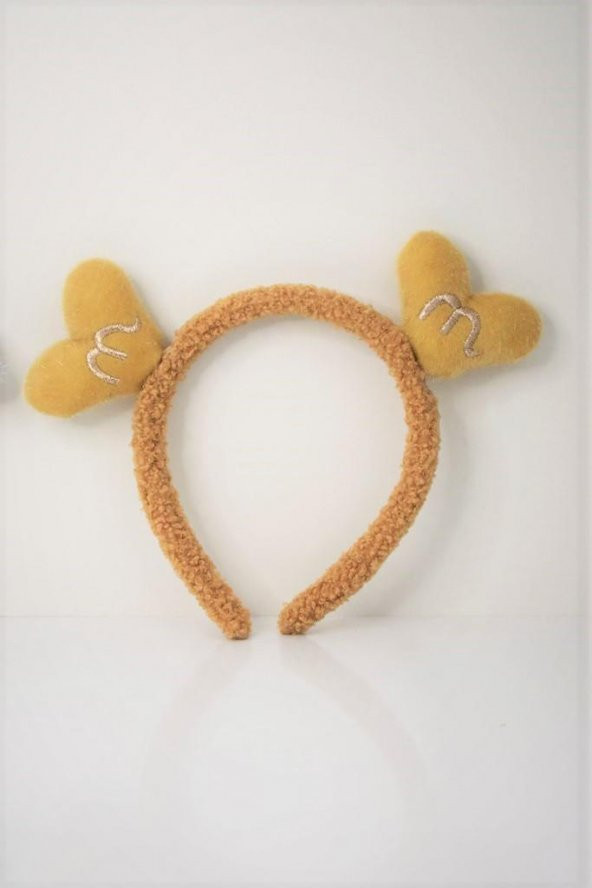 Kahverengi Peluş Taç Geyik boynuzu Taç Kadın Kız Saç Toka 11184