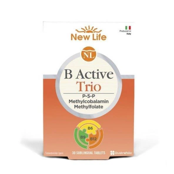 New Life B Active Trio 30 Tablet 7640128141297