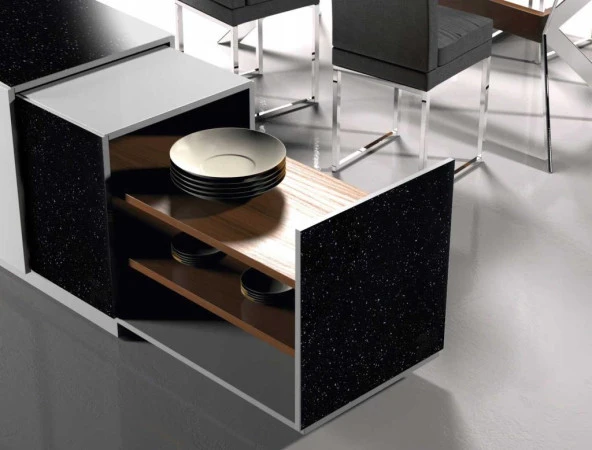 D-c-fix 349-8297 Parlak Siyah Granit Desen Yapışkanlı Folyo (67,5cm x 1mt) - 7
