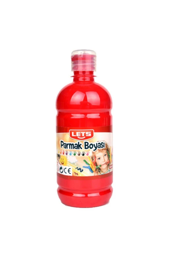 Lets Parmak Boyası 500 ML Kırmızı Parmak Boyası ürün görseli