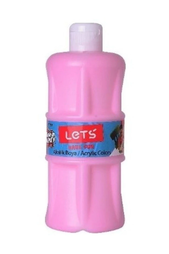 Lets Akrilik Boya 500 ML Pembe Akrilik Boya