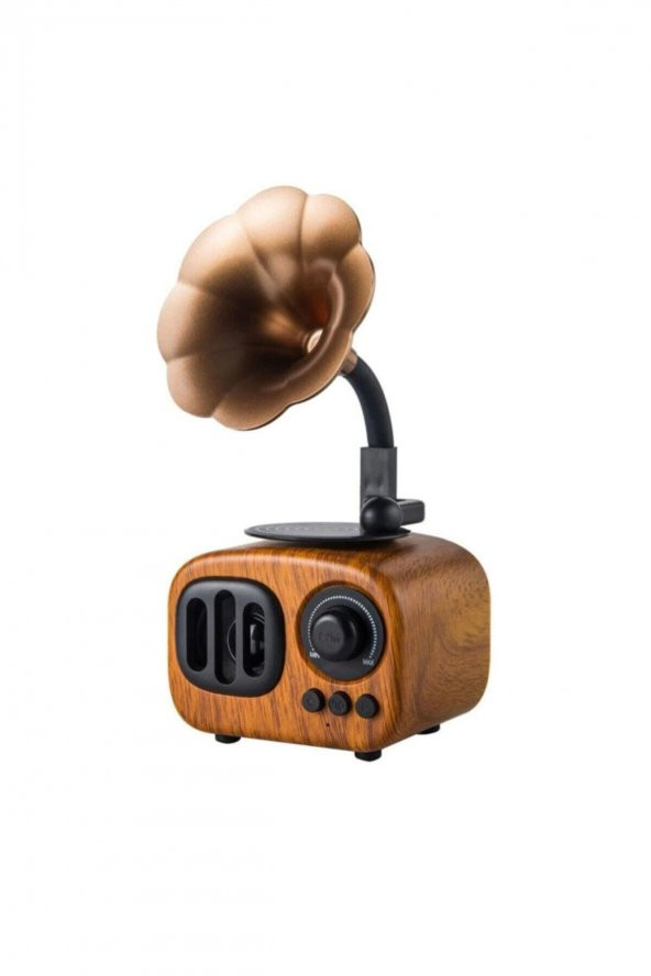 As90 Nostaljik Mini Radyo Gramofon Bluetooth/radyo/usb/sd Speaker